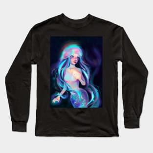 Opal Blue Mermaid Long Sleeve T-Shirt